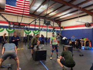 CrossFit Open workout with the community