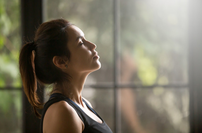 Slow, deep breathing taps into the natural rhythm in our bodies to help reduce stress
